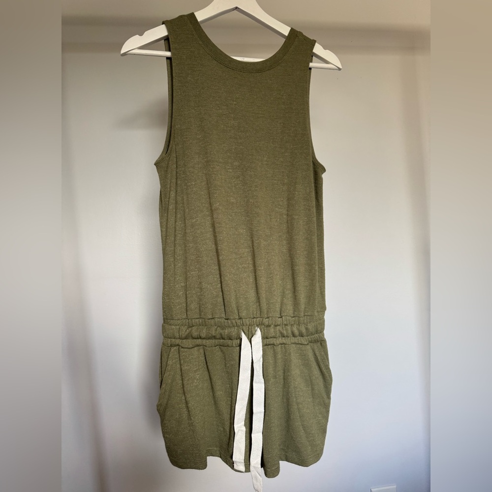 Aritzia Wilfred Jumper/Romper in Military Green XS